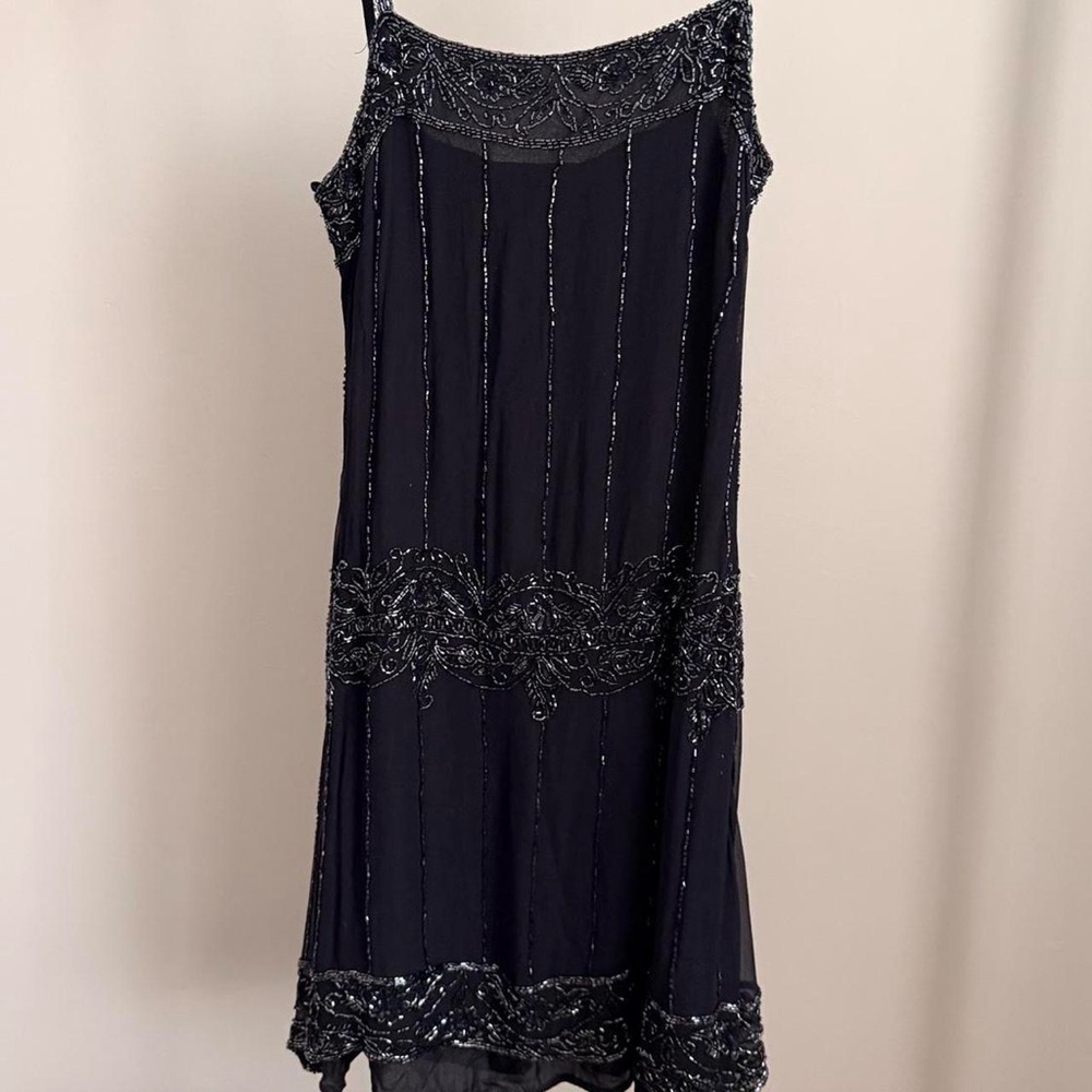 100% silk hand beaded dress from Ibiza Small